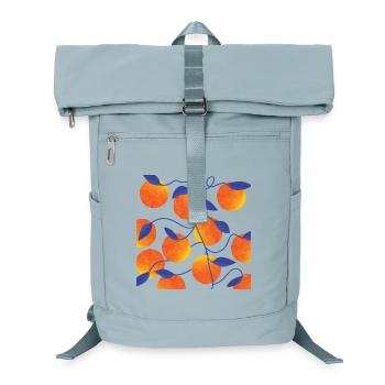 Orangen - Laptop-Rucksack  - Eisblau - Vorne
