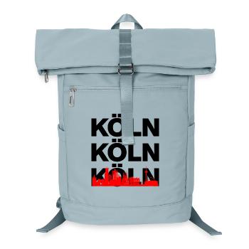 COLOGNE SKYLINE – DOM POWER! - Laptop Backpack - ice blue - Front