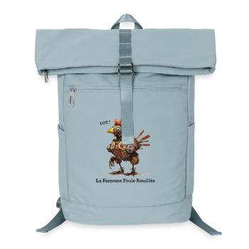 THE FAMOUS RUSTY HEN! - Laptop Backpack - ice blue - Front