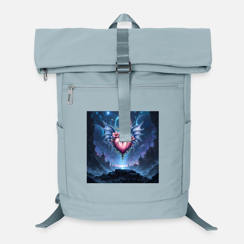 Winged Heart in Cosmos Laptop Backpack