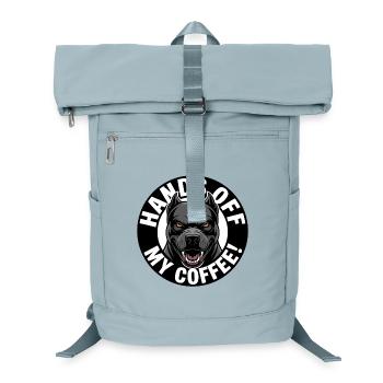 Hands off my coffee - Laptop Backpack - ice blue - Front