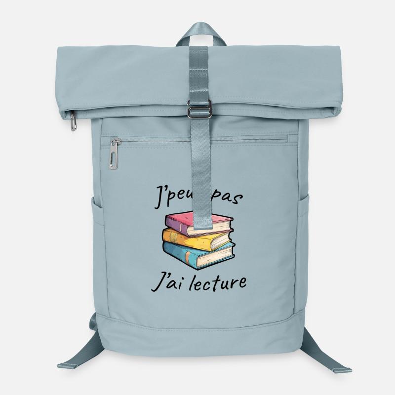 Passion lecture, gens cultivés, lire des romans Sac à dos ordinateur