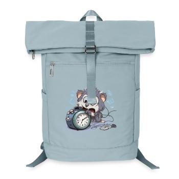 Morgenchaos Otter Wecker - Laptop-Rucksack  - Eisblau - Vorne