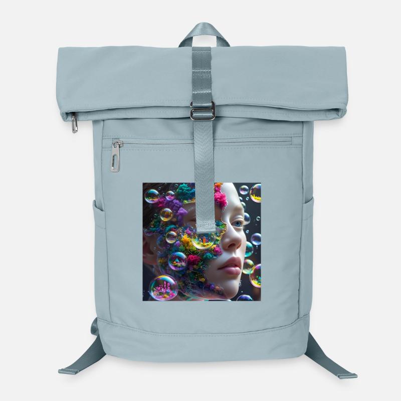 Dreamy Coral Portrait Laptop Backpack