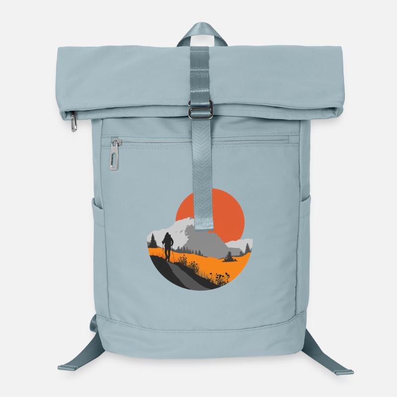 Bergwanderung, Idee für ein Wanderer-Geschenk Laptop-Rucksack 