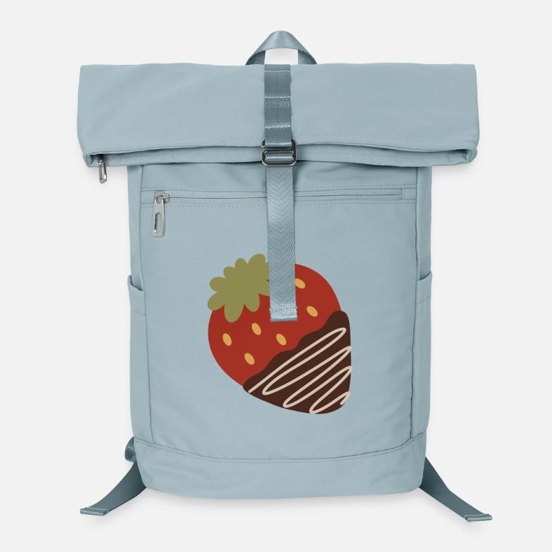 Fraise trempée dans le chocolat Sac à dos ordinateur