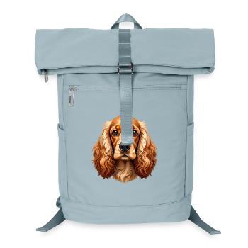 Cocker Spaniel - Laptop-Rucksack  - Eisblau - Vorne