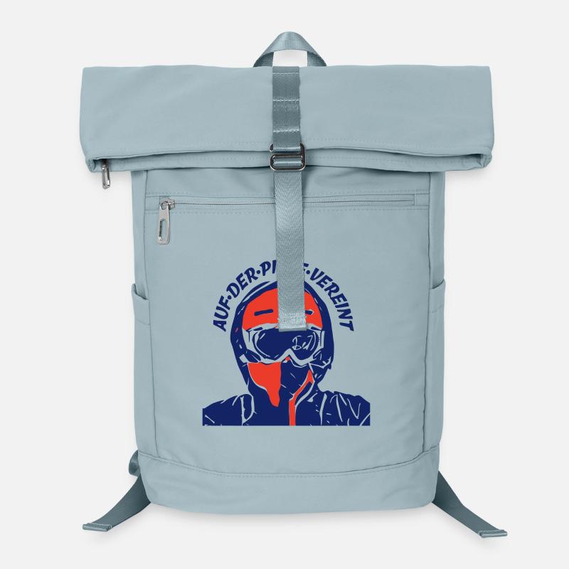 Sur les pistes unies - Logo Sac à dos ordinateur