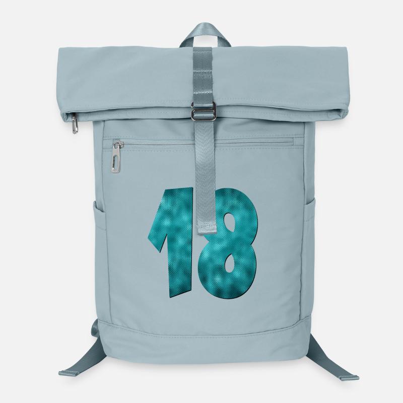 Number Eighteen - 18th Birthday Laptop Backpack