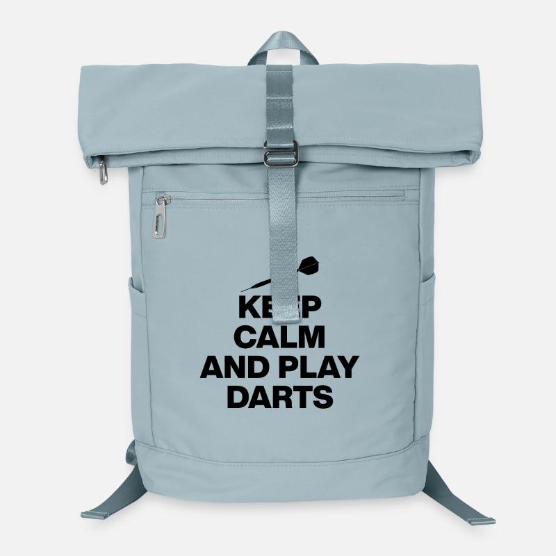 KEEP CALM AND PLAY DARTS! 180 ARROWS Laptop Backpack
