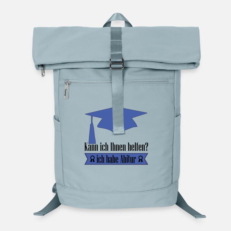 Fête de remise des diplômes de fin d’études secondaires comique Drôle - Sac à dos ordinateur - bleu glacier