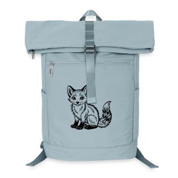 Baby fox - Laptop Backpack - ice blue - Front