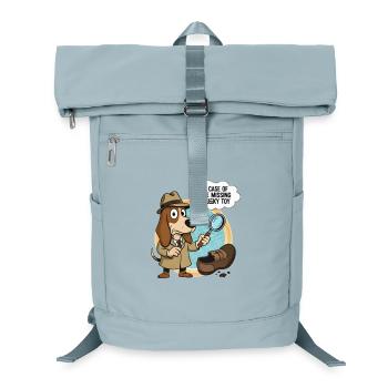 Detektivhund und verschwundenes Spielzeug - Laptop-Rucksack  - Eisblau - Vorne
