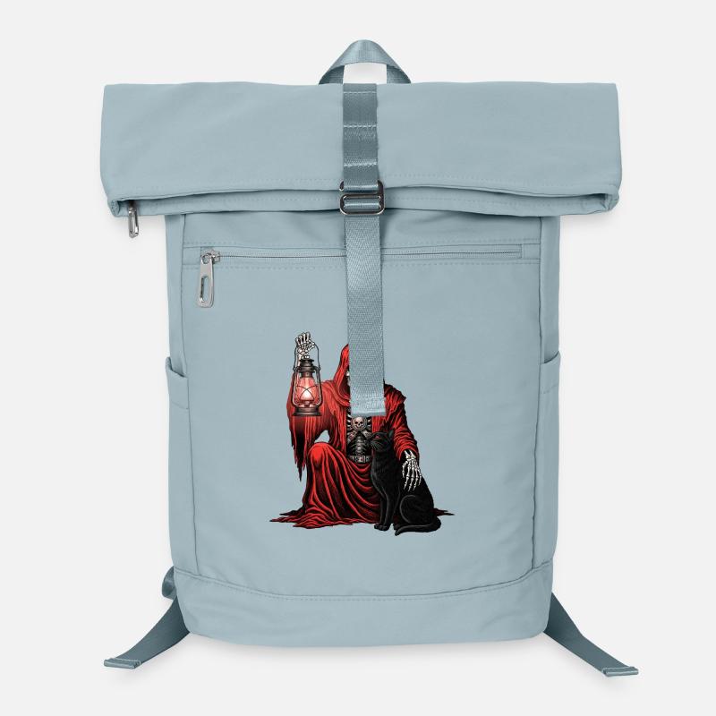 Capuche Rouge Faucheuse Lanterne Chat Lanterne Sac à dos ordinateur