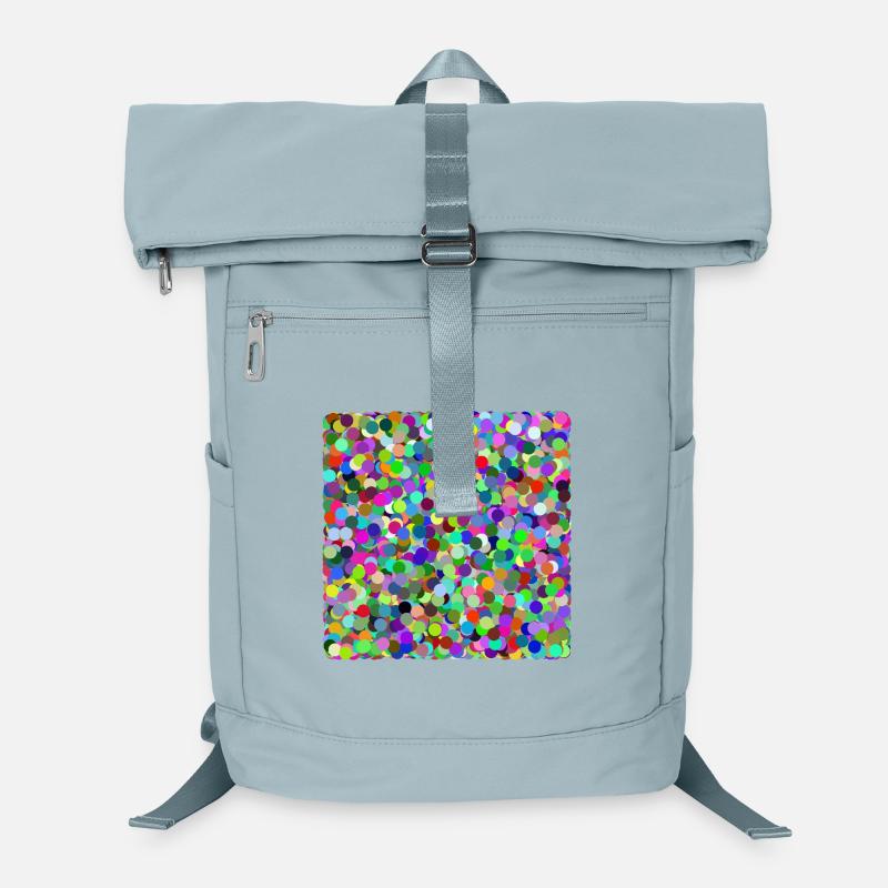 Bunte Konfetti-Kreise Laptop-Rucksack 