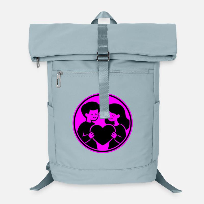 Couple Heart Relationship Laptop Backpack