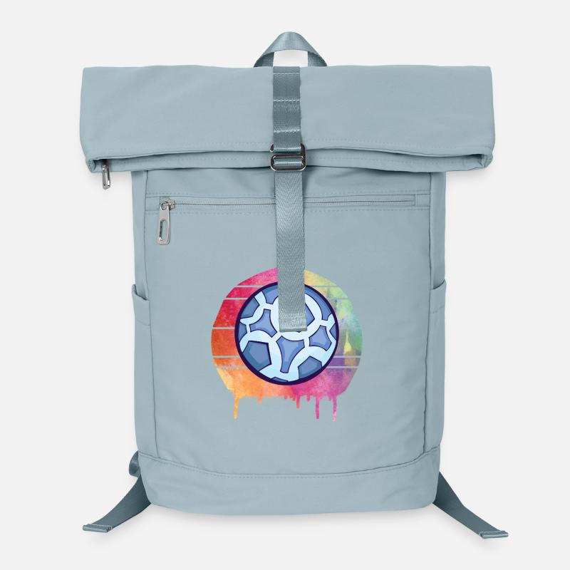Aquarelle de handball Sac à dos ordinateur