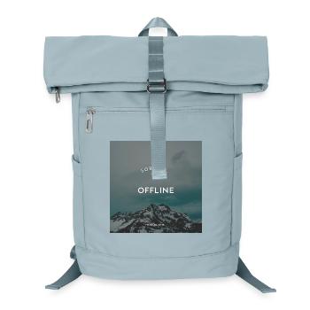 Offline in the mountains - Laptop Backpack - ice blue - Front