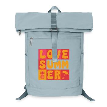 Ich liebe den Sommer - Laptop-Rucksack  - Eisblau - Vorne