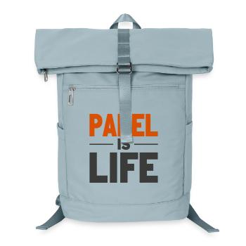 Padel is Life Statement für Padel-Spieler - Laptop-Rucksack  - Eisblau - Vorne