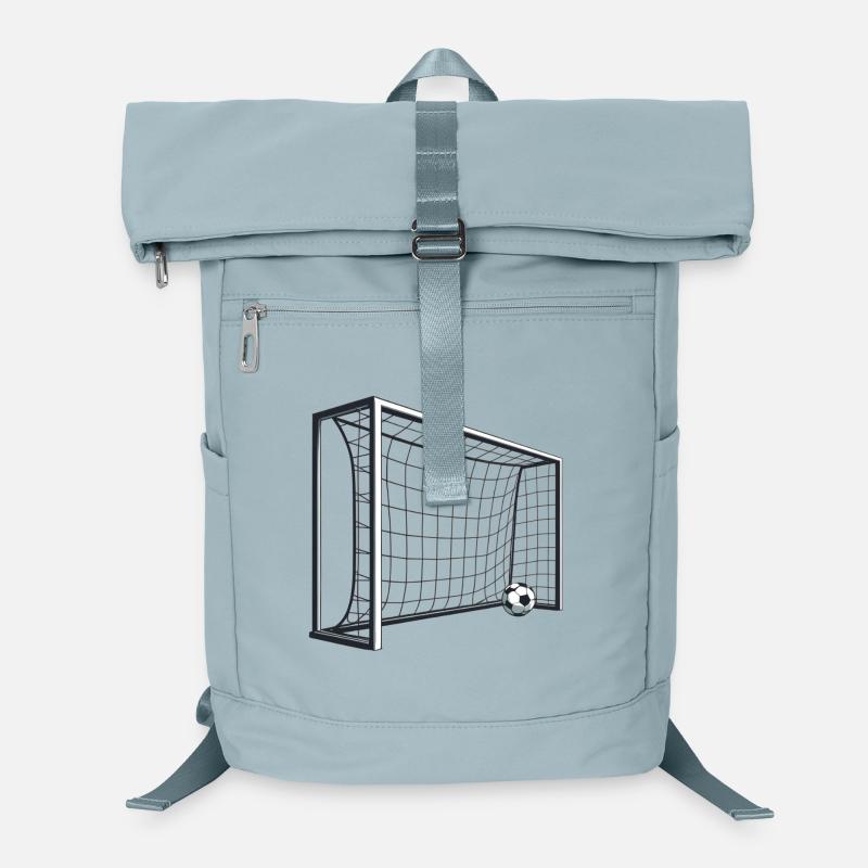 Fußballtor Netzschuss 3D Laptop-Rucksack 