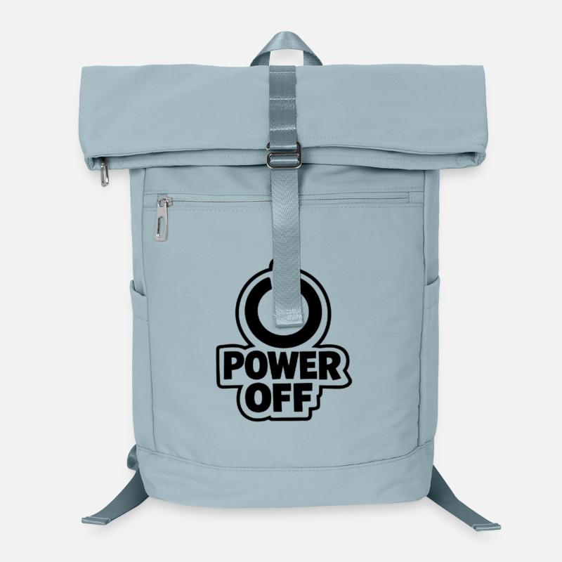 Power-Off-Icon-Tee Laptop-Rucksack 