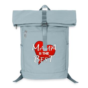 MAMA IS THE BEST - Laptop Backpack - ice blue - Front