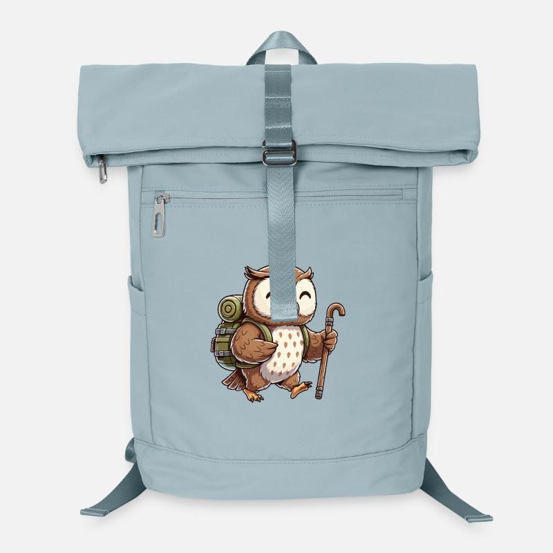 Niedliche Wander-Eulen-Vogel-Trekkingkunst Laptop-Rucksack 