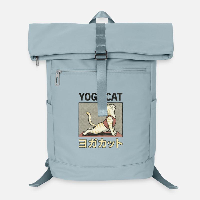 Yoga Cat Laptop Backpack