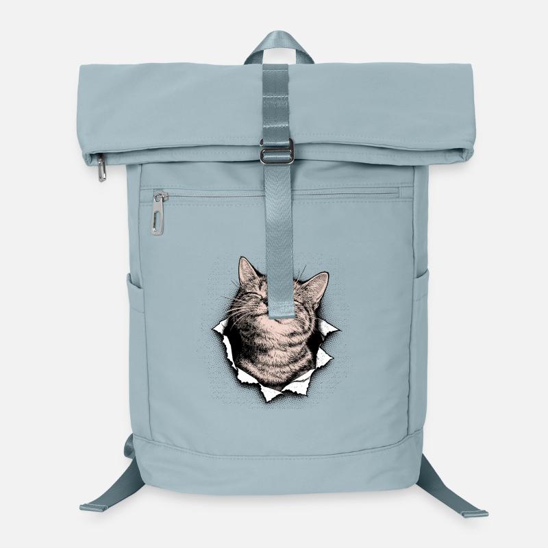 Chat le plus mignon – Design vintage de chats en demi-teinte Sac à dos ordinateur