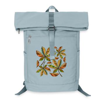 feuilles - Sac à dos ordinateur - bleu glacier - Devant