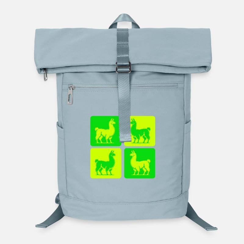 Pop Art des lamas Sac à dos ordinateur