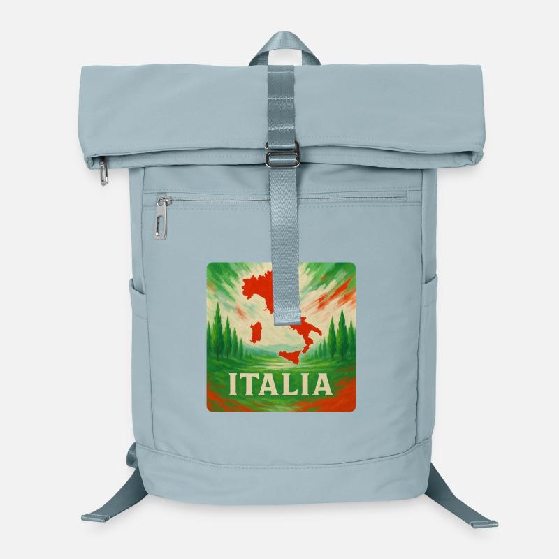Italy Travel Design Laptop Backpack