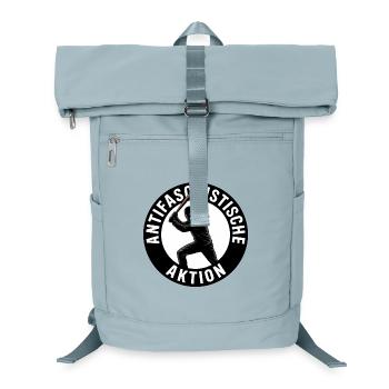 Action Antifasciste - Antifa Tee - Sac à dos ordinateur - bleu glacier - Devant