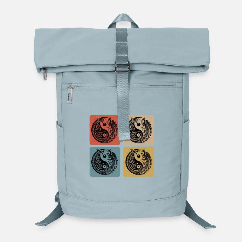Dragon Yin Yang et Phénix Sac à dos ordinateur
