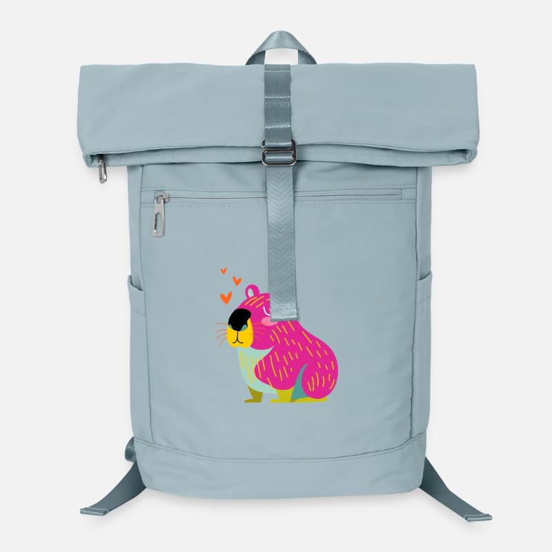 Bonne capybara - Sac à dos ordinateur - bleu glacier