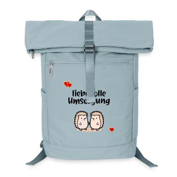 Merci Care Care - Sac à dos ordinateur - bleu glacier - Devant