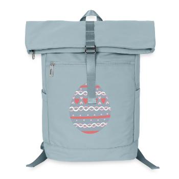 Pastel Hearts Egg Pattern - Laptop-Rucksack  - Eisblau - Vorne