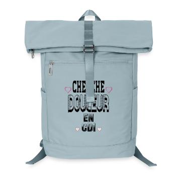Cherche Douceur en CDI - Sac à dos ordinateur - bleu glacier - Devant