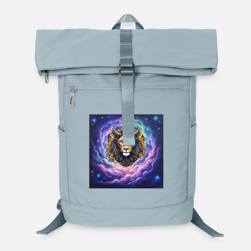 Celestial Lion with Golden Crown Laptop Backpack
