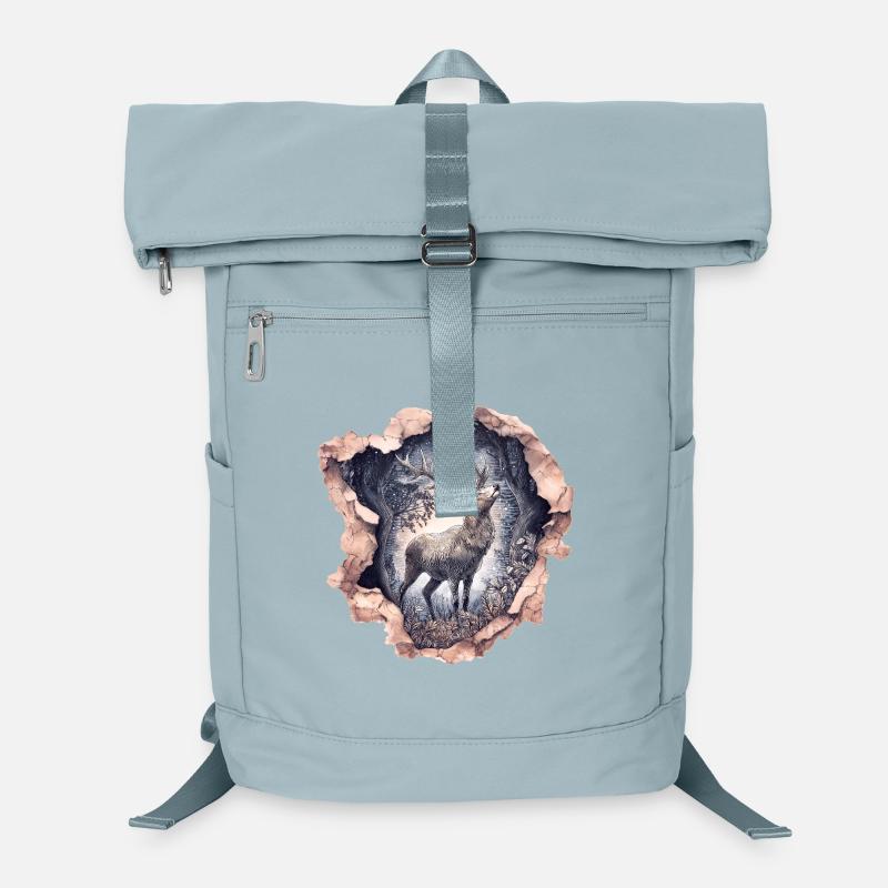 Deer Starry Sky Laptop Backpack