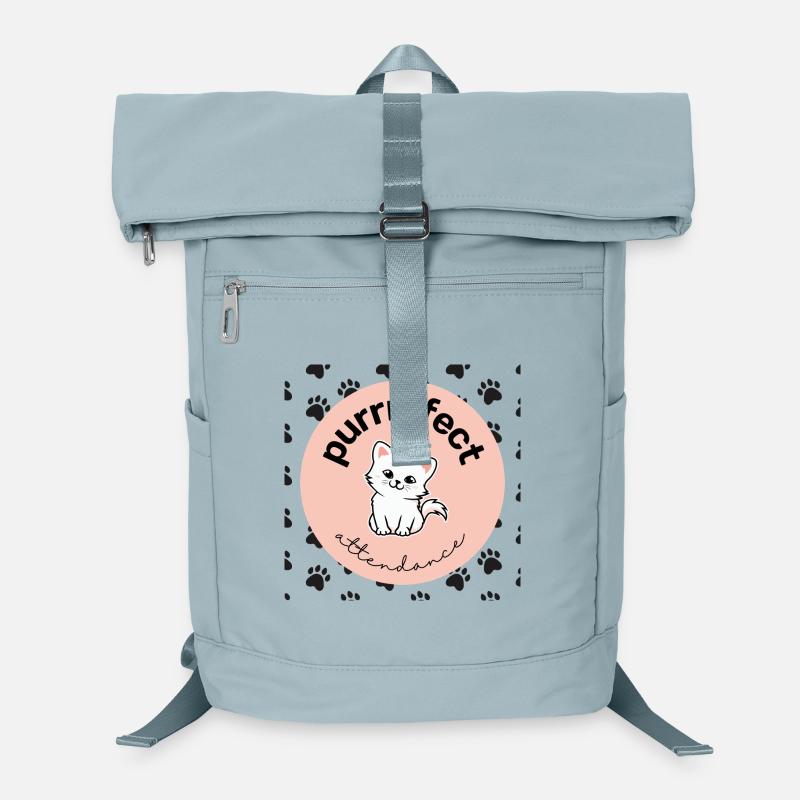 Weiches Schnurr-Design Laptop-Rucksack 
