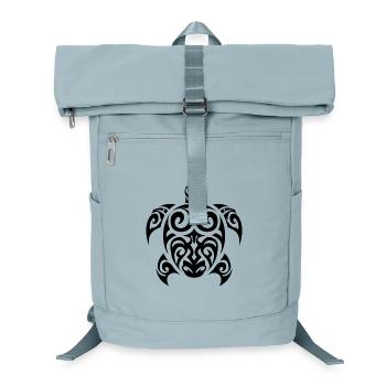 sea turtle - Laptop Backpack - ice blue - Front
