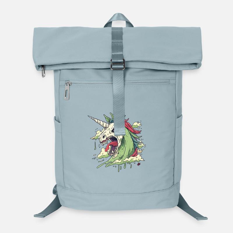 Einhorn Schädel Chaos Laptop-Rucksack 