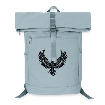 Tribal Phoenix mit ausgebreiteten Flügeln - Laptop-Rucksack  - Eisblau - Vorne