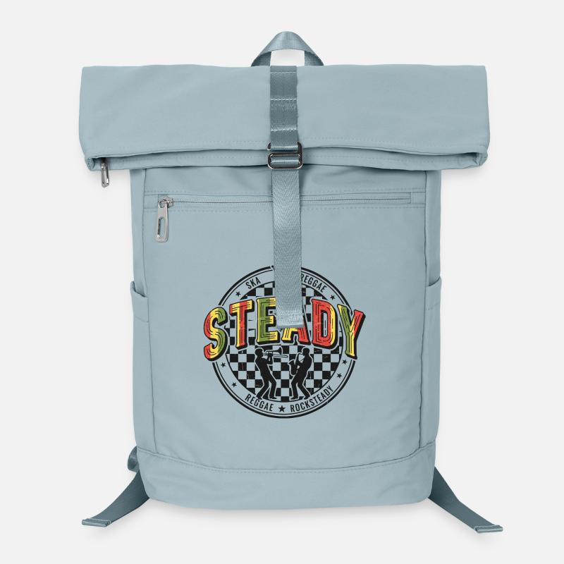 Steady Ska Reggae Circle Logo Laptop-Rucksack 