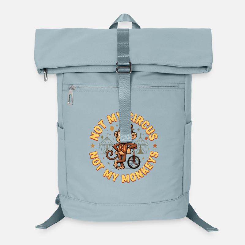 Not my circus, not my monkeys Laptop Backpack