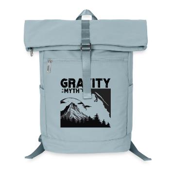 Gravity is a myth - Laptop-Rucksack  - Eisblau - Vorne