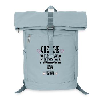 Cherche Finesse en CDI - Sac à dos ordinateur - bleu glacier - Devant