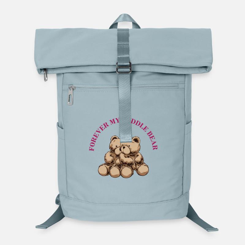 Forever My Cuddle Bear – Cute Teddy Saying Laptop Backpack